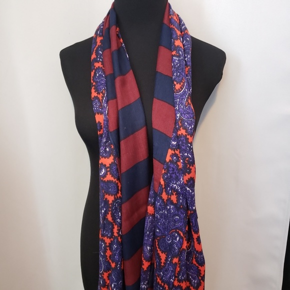 Ann Taylor Mixed Pattern Scarf - Picture 6 of 6